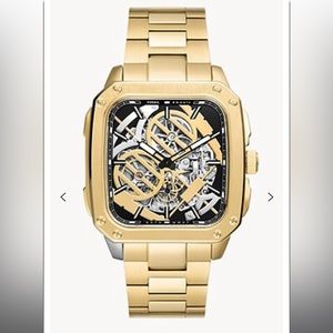 NWT LIMITED EDITION FOSSIL X STAR WARS™ C-3PO™ AUTOMATIC STAINLESS STEEL WATCH